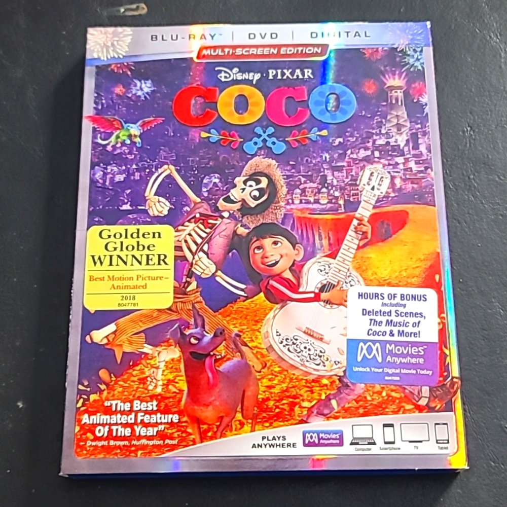 Coco Blu-ray and DVD